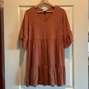 Universal Thread Terracotta V-Neck Dress